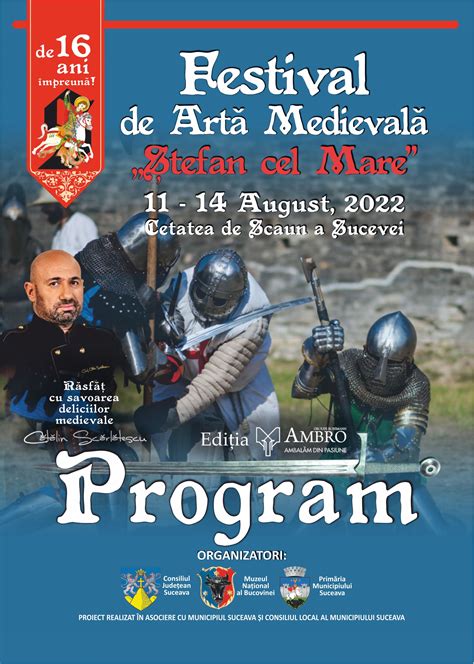 Programul complet al Festivalului de Artă Medievală de la Suceava